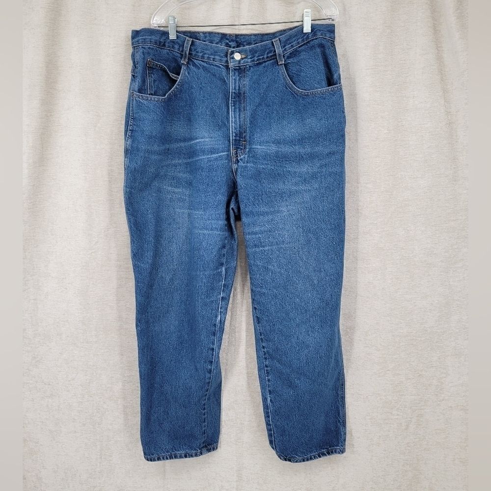 GITANO Vintage Mom Jeans Straight Leg High Rise Medium Wash Women's Plus Size 22